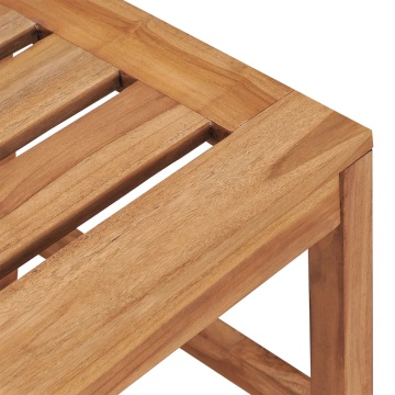 Set mobilier de grădină, 7 piese, lemn masiv de tec - Img 5