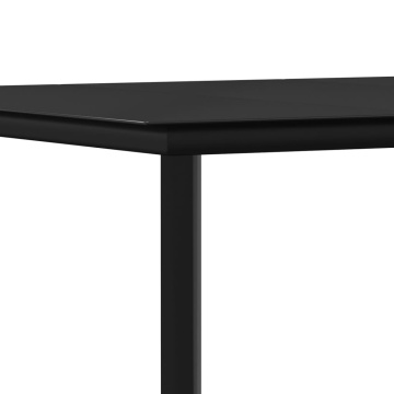 Set mobilier de grădină, 7 piese, negru, textilenă și oțel - Img 6