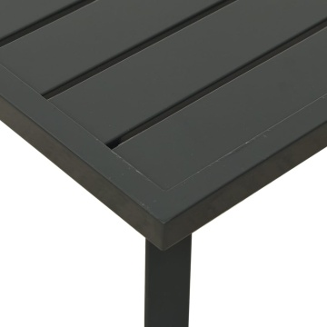 Set mobilier de grădină, antracit, 2 piese, oțel - Img 6