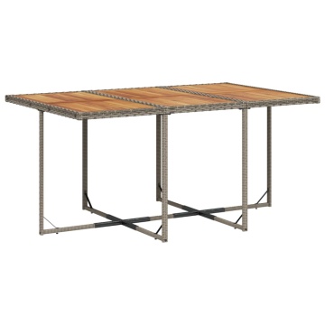 Set mobilier de grădină cu perne, 11 piese, gri, poliratan - Img 3