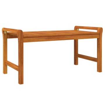 Set mobilier de grădină cu perne, 3 piese, lemn masiv acacia - Img 4