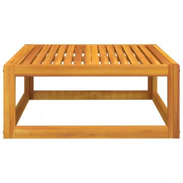 Set mobilier de grădină cu perne, 3 piese, lemn masiv acacia - Img 7