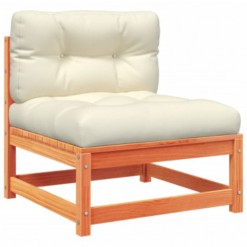 Set mobilier de grădină cu perne, 3 piese, lemn masiv de pin - Img 8