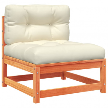 Set mobilier de grădină cu perne, 6 piese, lemn masiv de pin - Img 8