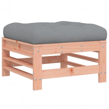 Set mobilier de grădină cu perne, 6 piese, lemn masiv Douglas - Img 5
