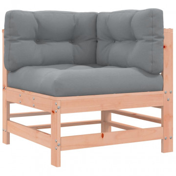 Set mobilier de grădină cu perne, 6 piese, lemn masiv Douglas - Img 8