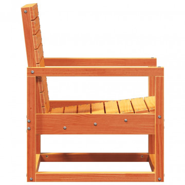 Set mobilier grădină, 3 piese, maro ceruit, lemn masiv pin - Img 8