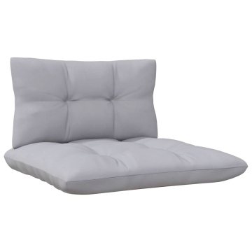 Set mobilier grădină cu perne, 5 piese, antracit, lemn de pin - Img 8