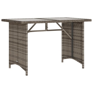 Set mobilier grădină cu perne, 6 piese, gri, poliratan - Img 8