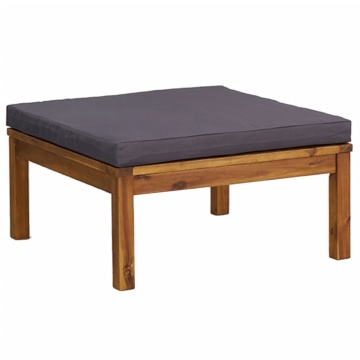 Set mobilier grădină cu perne, 6 piese, lemn masiv acacia - Img 5