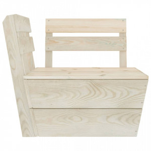 Set mobilier grădină din paleți, 6 piese, lemn de molid tratat - Img 4