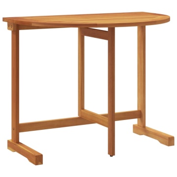 Set mobilier grădină pliabil, 3 piese, lemn masiv acacia - Img 3