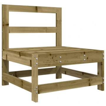 Set mobilier relaxare de grădină, 4 piese, lemn de pin tratat - Img 4