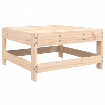 Set mobilier relaxare de grădină, 4 piese, lemn masiv de pin - Img 5