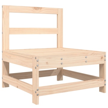 Set mobilier relexare de grădină, 6 piese, lemn masiv de pin - Img 4