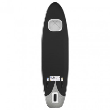 Set placă paddleboarding gonflabilă, negru, 360x81x10 cm - Img 4