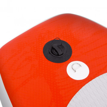 Set placă paddleboarding gonflabilă, roşu, 300x76x10 cm - Img 8