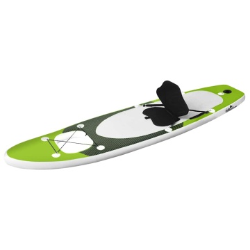 Set placă paddleboarding gonflabilă, verde, 300x76x10 cm - Img 2