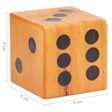 Set zaruri de curte gigant, 6 buc, lemn de pin masiv - Img 5