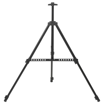 Șevalet de expunere reglabil, negru, metal - Img 3