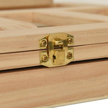 Șevalet de masă cu sertar, 33,5x25,5x7 cm, lemn masiv de pin - Img 7