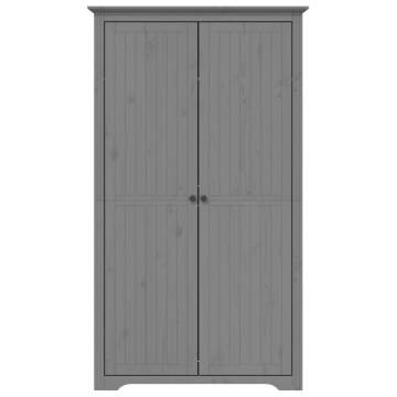 Șifonier BODO, gri, 99x53,5x173 cm, lemn masiv de pin - Img 3