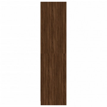 Șifonier, stejar maro, 100x50x200 cm, lemn prelucrat - Img 5