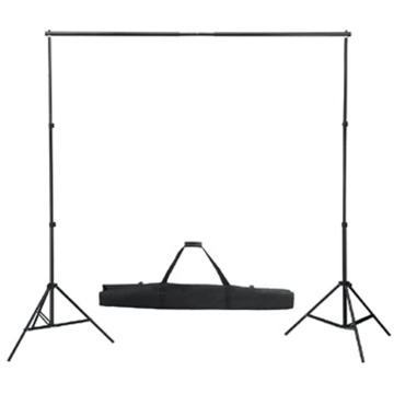 Sistem de suport fundal, 300 x 300 cm, negru - Img 4