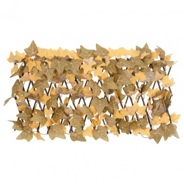 Spalier frunze arțar artificiale extensibil, oranj, 180x30 cm - Img 2