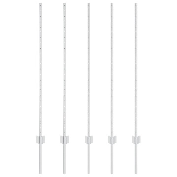 Stâlpi 10 pcs U-Channel 120 cm Oțel Galvanizat - Img 2
