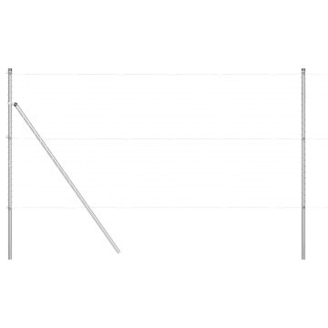 Stâlpi de gard 26 buc Ø32 mm 170 cm Oțel galvanizat - Img 4
