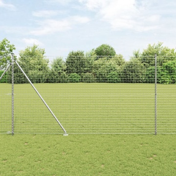 Stâlpi de Gard cu Spike 26 buc Ø32 mm 170 cm Oțel Galvanizat - Img 1