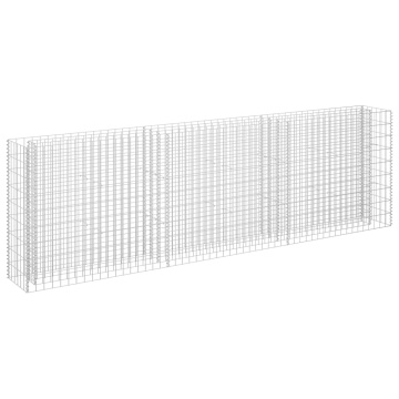 Strat înălțat gabion, 270 x 30 x 90 cm, oțel galvanizat - Img 2