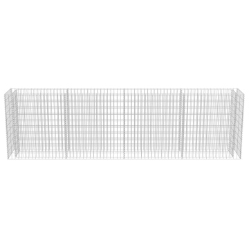 Strat înălțat gabion, 360 x 50 x 100 cm, oțel galvanizat - Img 8