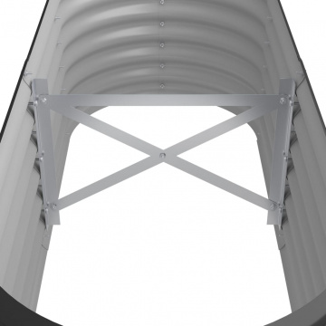Strat înălțat grădină 114x40x36 cm oțel vopsit electrostatic - Img 6