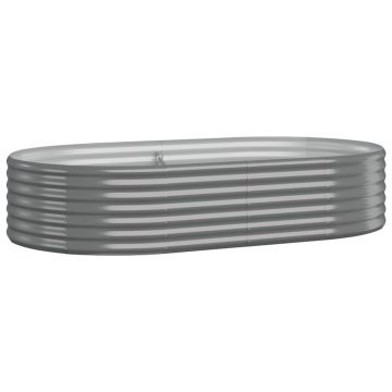 Strat înălțat grădină 175x100x36 cm oțel vopsit electrostatic - Img 2