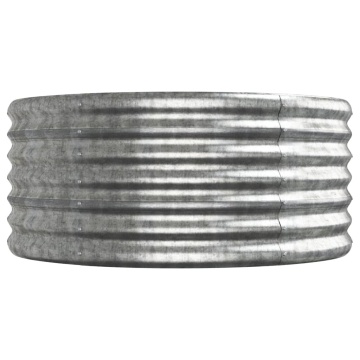 Strat înălțat grădină 224x80x36 cm oțel vopsit electrostatic - Img 4