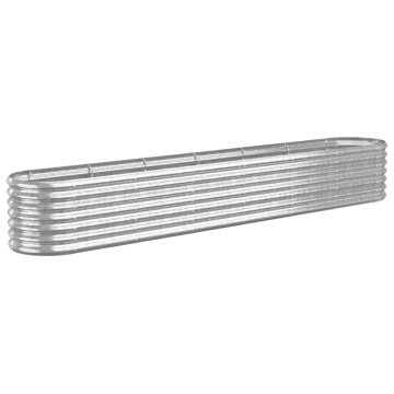 Strat înălțat grădină 260x40x36 cm oțel vopsit electrostatic - Img 2