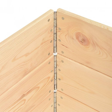Straturi înălțate, 3 buc., 50 x 100 cm, lemn masiv de pin - Img 5