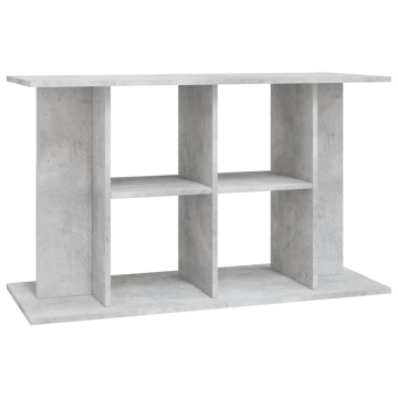 Suport acvariu, gri beton, 100x40x60 cm, lemn prelucrat - Img 2