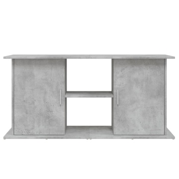 Suport acvariu, gri beton, 121x41x58 cm, lemn prelucrat - Img 8