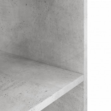 Suport acvariu, gri beton, 80x35x60 cm, lemn prelucrat - Img 5