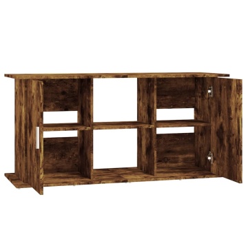 Suport acvariu, stejar afumat, 121x41x58 cm, lemn prelucrat - Img 5