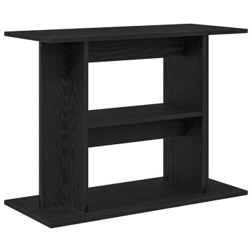 Suport acvariu Stejar negru 80x35x60 cm Lemn prelucrat - Img 6