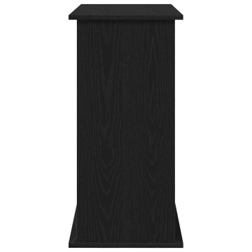 Suport acvariu Stejar negru 81x36x73 cm Lemn prelucrat - Img 6