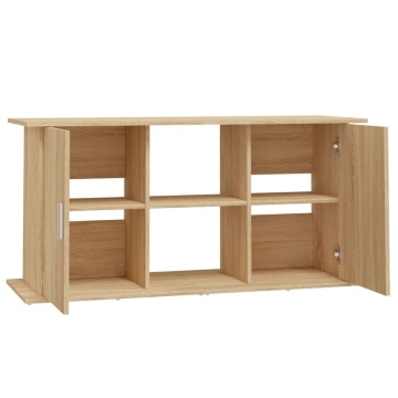 Suport acvariu, stejar sonoma, 121x41x58 cm, lemn prelucrat - Img 5
