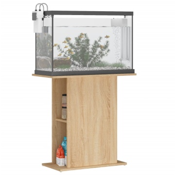 Suport acvariu, stejar sonoma, 75x36x72,5 cm, lemn prelucrat - Img 3