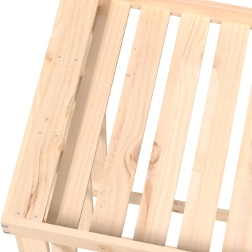 Suport bușteni de exterior, 108x52x106 cm, lemn masiv pin - Img 7