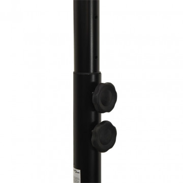 Suport cu coș de baschet, negru, 216-250 cm, polietilenă - Img 5