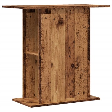 Suport de acvariu, lemn vechi, 36x75x72,5 cm, lemn prelucrat - Img 2